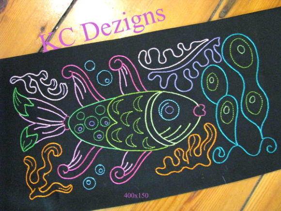 Colourline Fish: A Quick Stitch for Holiday Collections