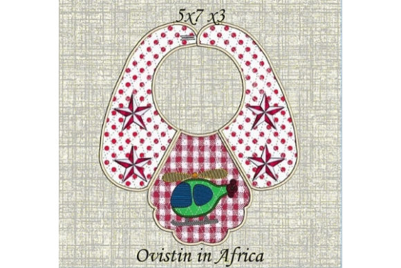 Cute Helicopter Baby Bib for Small Hoops Review