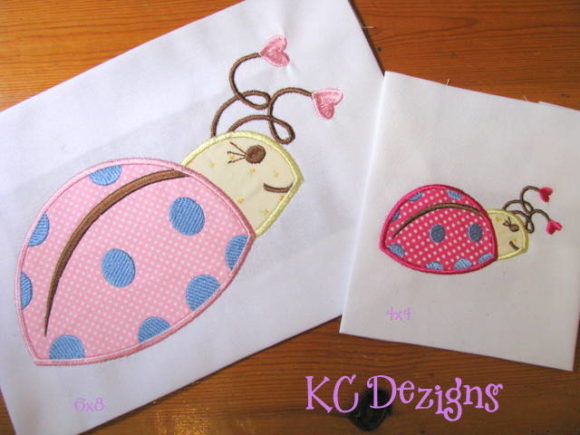 Cute Ladybug 01: A Designer's Take on Applique Charm
