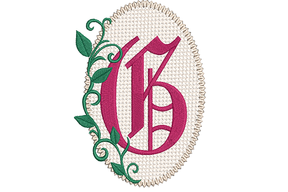 Olde English Monogram Letter G Review for Business Merch
