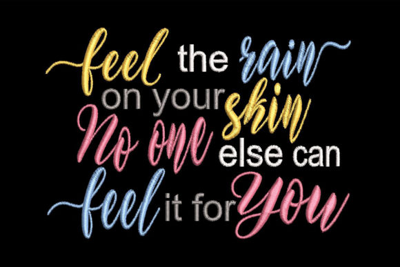 Review: Feel the Rain on Your Skin Sweatshirt Design