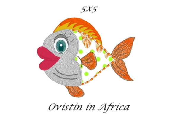 Review: Green Dotted Sassy Applique Fish for Etsy Shops