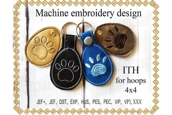Review: Key Fob Paw Snap Tab Key in the Hoop for Etsy