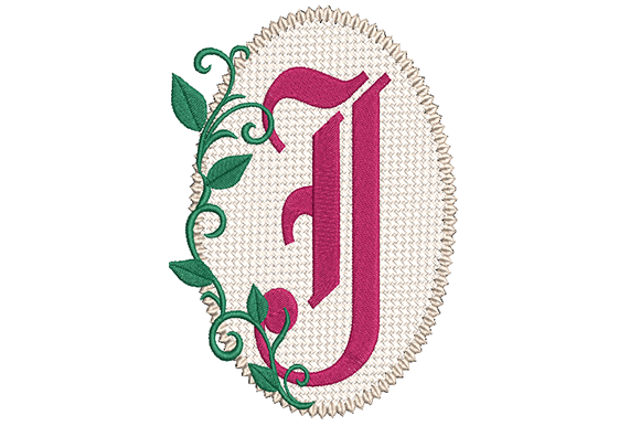 Review: Olde English Monogram Letter J for Embroidery