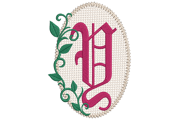 Review: Olde English Monogram Letter Y for Plush Fabrics