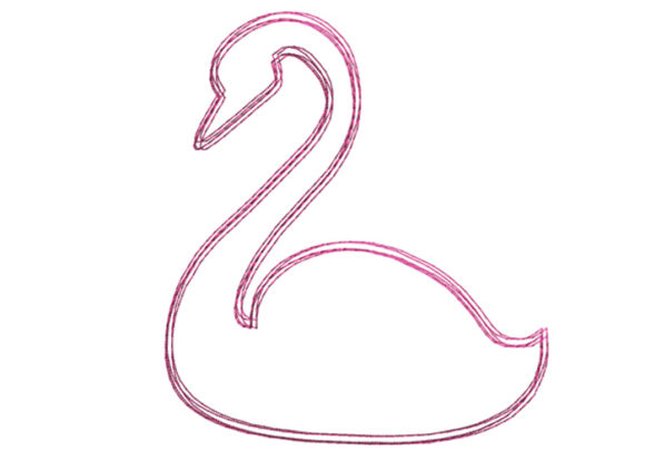 Review: Swan Scribble Stitch for Boutique Sweatshirts