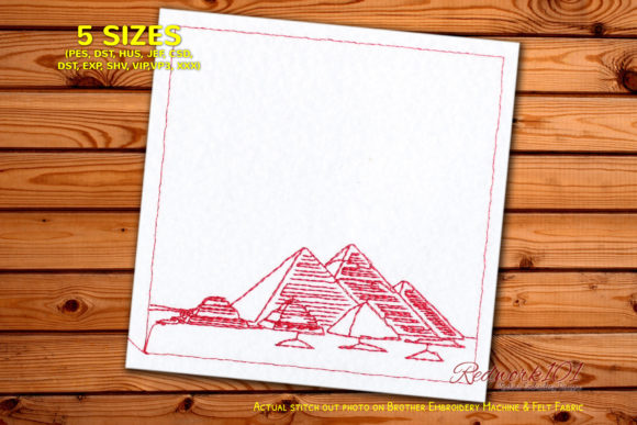Review: The Great Pyramid of Giza Redwork Design